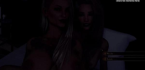  Being a DIK[v0.6] | Threesome with two hot stripper teens who love doing double blowjobs and getting a big cock in their tight ass | My sexiest gameplay moments | Part 27
